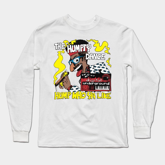 Humpty Hump Long Sleeve T-Shirt by darklordpug